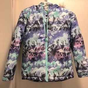 Girls Under Armour winter coat, size M (10/12)